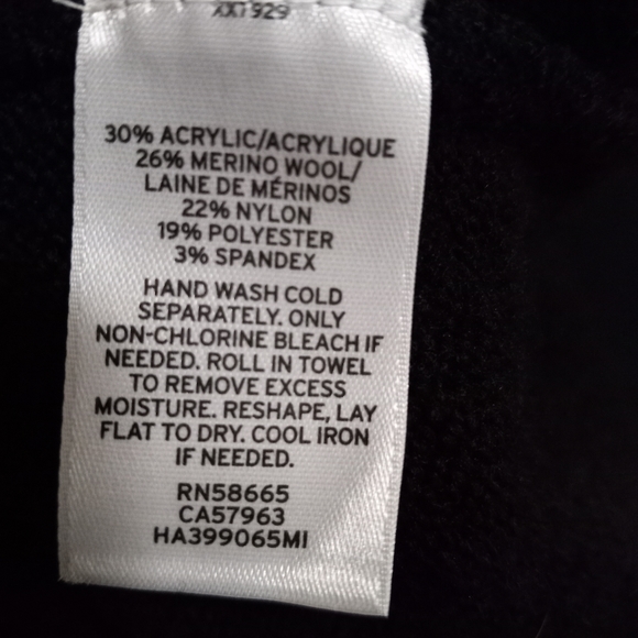 Halogen M Merino Wool Blend Mock Turtle Neck Pullover Pocket Soft Sweater - Picture 9 of 10